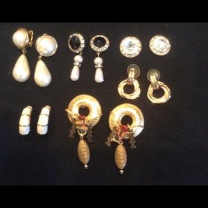 Earrings, pierced, bundle
